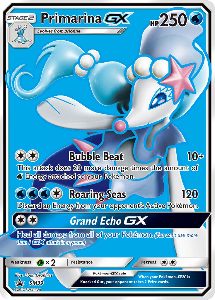 Primarina-GX - SM39 - Sun & Moon Promos