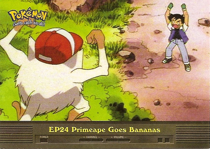 Primeape Goes Bananas - EP24 - Topps - Series 2 - front