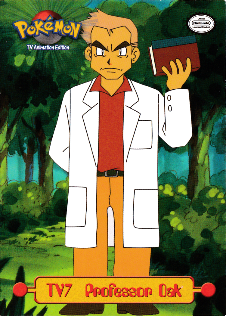 Professor Oak - TV7 - Topps - Series 1 - front