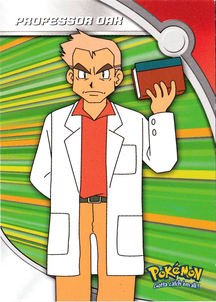 Professor Oak - HV12 - Topps - Series 3 - front