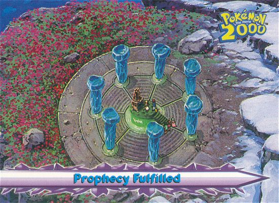 Prophecy Fulfilled - 62 - Topps - Pokemon the Movie 2000 - front