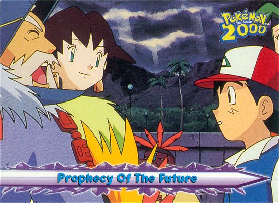 Prophecy Of The Future - 23 - Topps - Pokemon the Movie 2000 - front