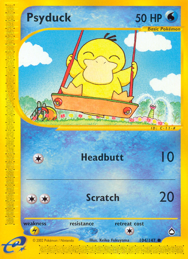 Psyduck - 104/147 - Aquapolis