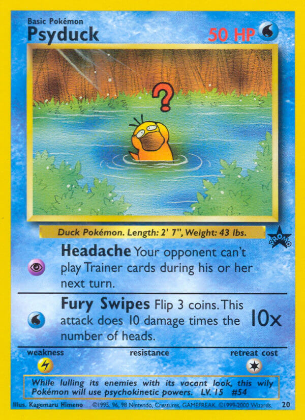 Psyduck - 20 - Wizards Black Star Promos