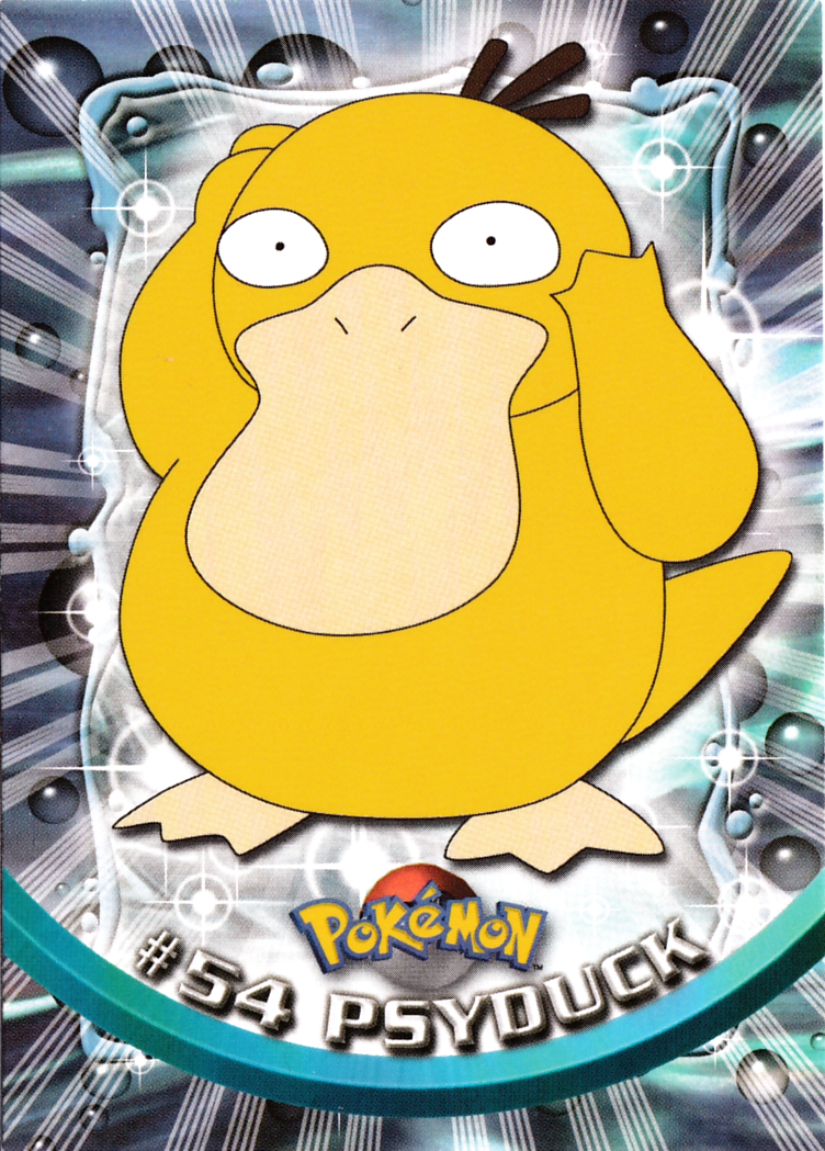 Psyduck - 54 - Topps - Series 1 - front