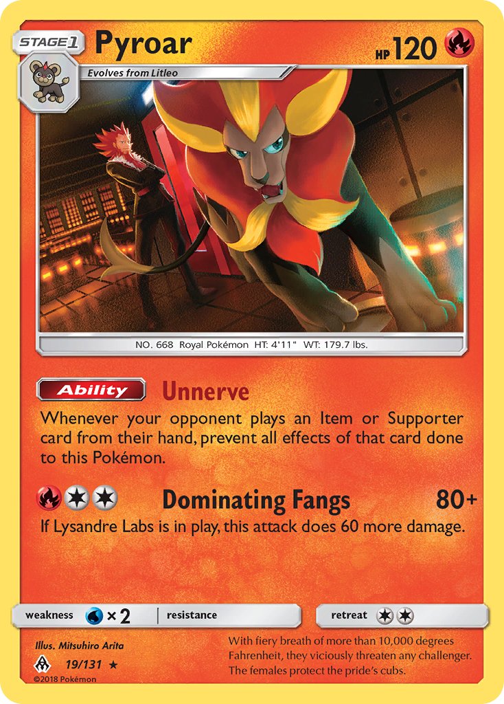 Pyroar - 19 - Forbidden Light