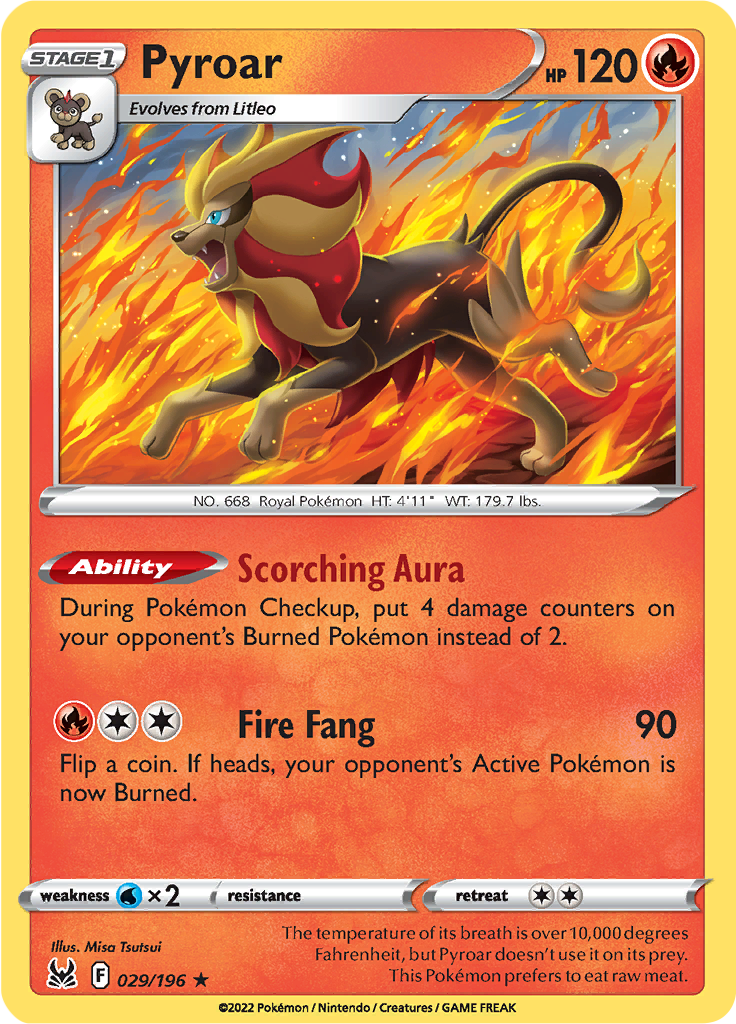 Pyroar - XY Phantom Forces Pokémon card 12/119