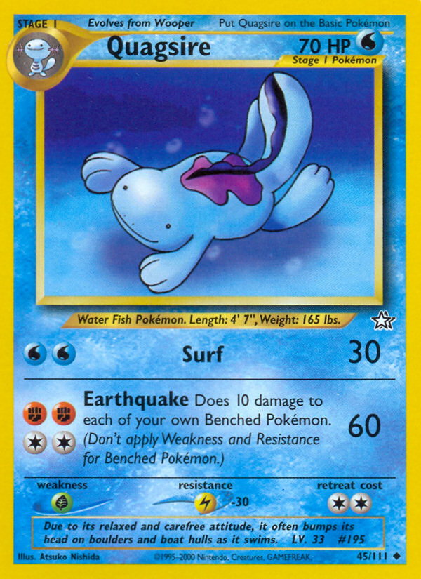 Quagsire - Neo Genesis - Unlimited