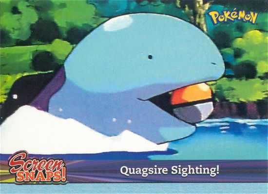Quagsire Sighting! - snap20 - Topps - Johto series - front