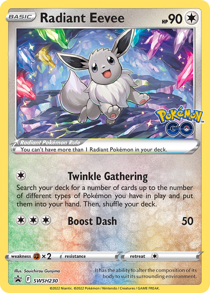 Radiant Eevee - SWSH230 - Sword & Shield Promos