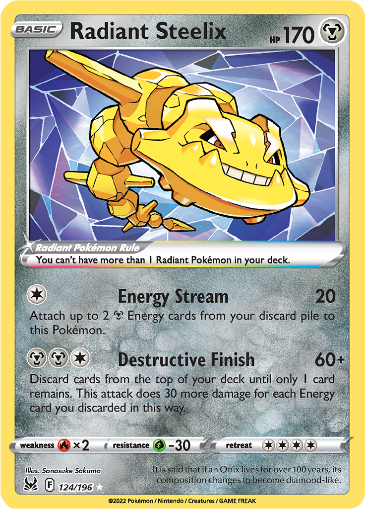 Radiant Steelix - 124 - Lost Origin