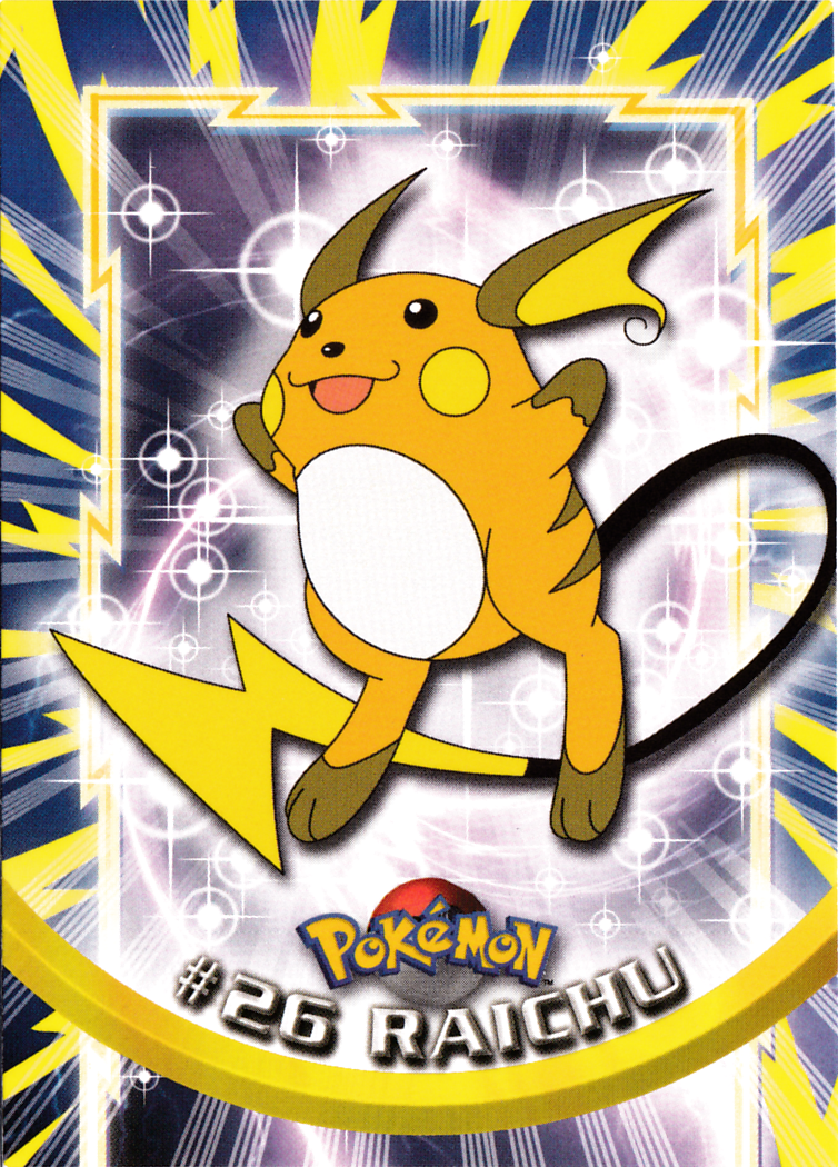 Raichu - 26 - Topps - Series 1 - front