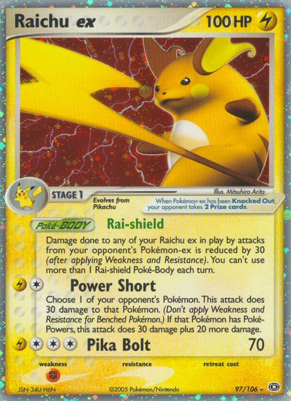 Raichu ex - 97 - Emerald