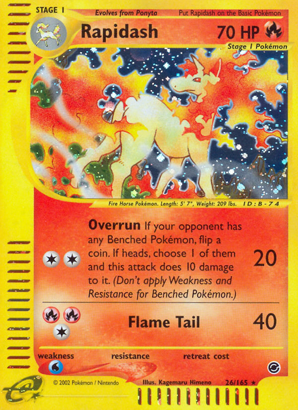 Rapidash - Expedition Base set