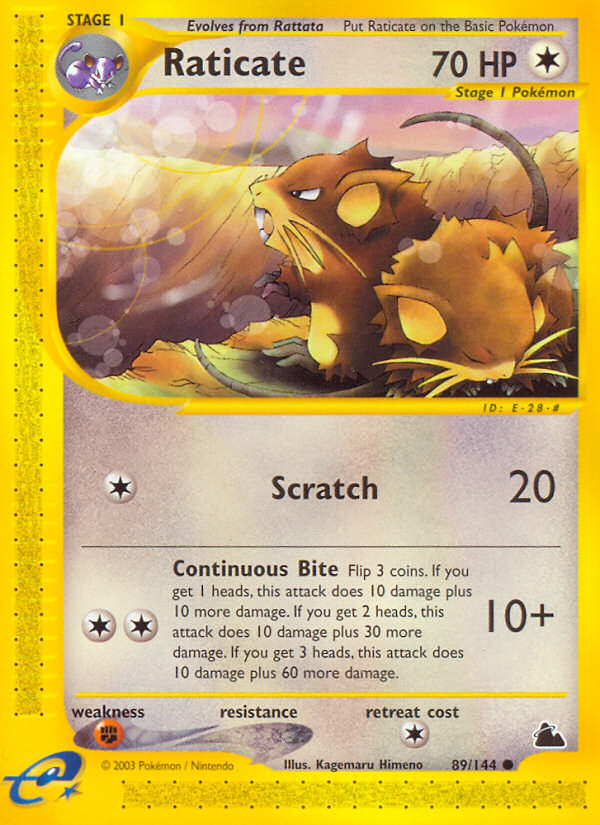 Raticate - 89/144 - Skyridge