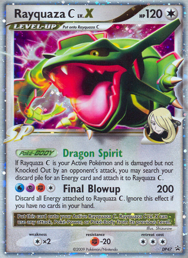 Rayquaza C LV.X - DP47 - Diamond & Pearl Promos