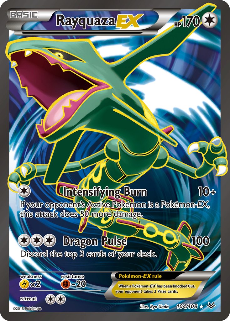 Rayquaza-EX - 104 - Roaring Skies