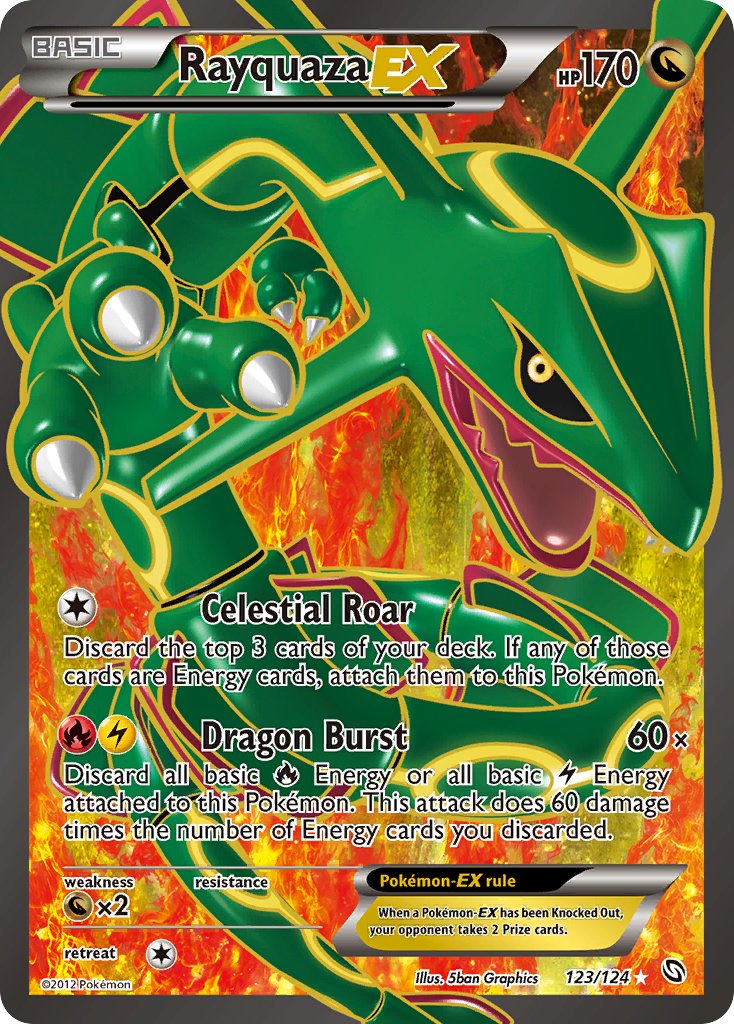 Rayquaza-EX - 123 - Dragons Exalted
