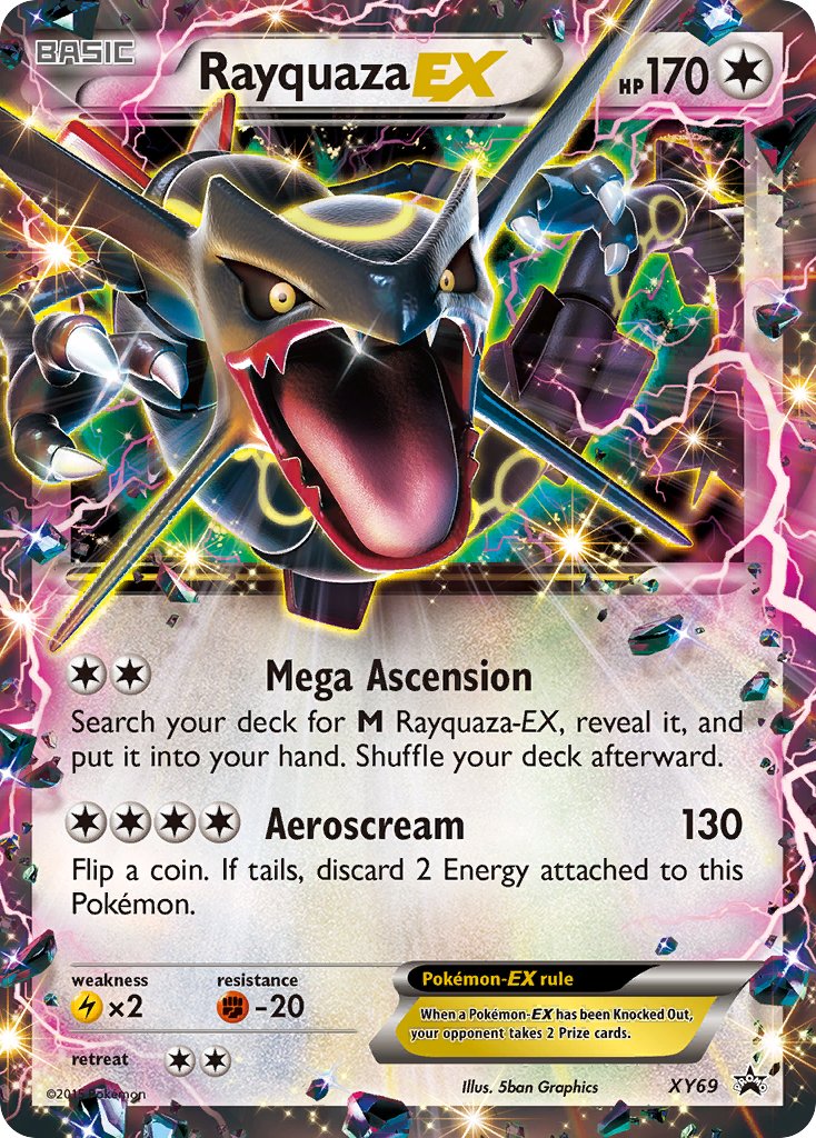 Rayquaza-EX - XY69 - XY Promos