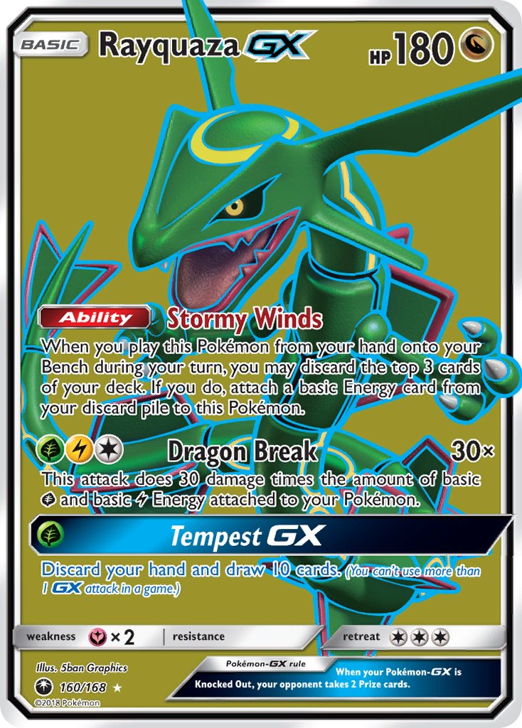 Rayquaza-GX - 160 - Celestial Storm