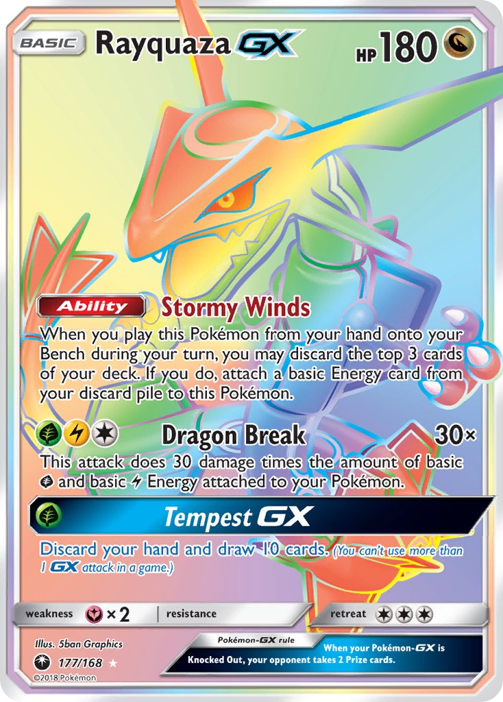 Rayquaza-GX - 177 - Celestial Storm