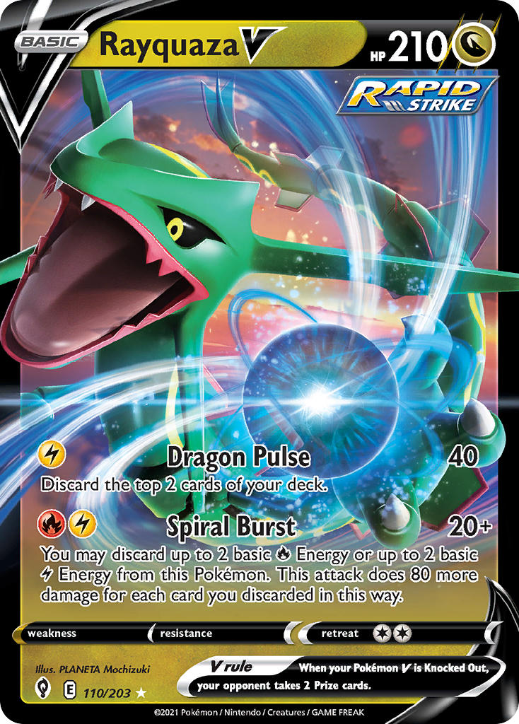 Rayquaza V - 110 - Evolving Skies