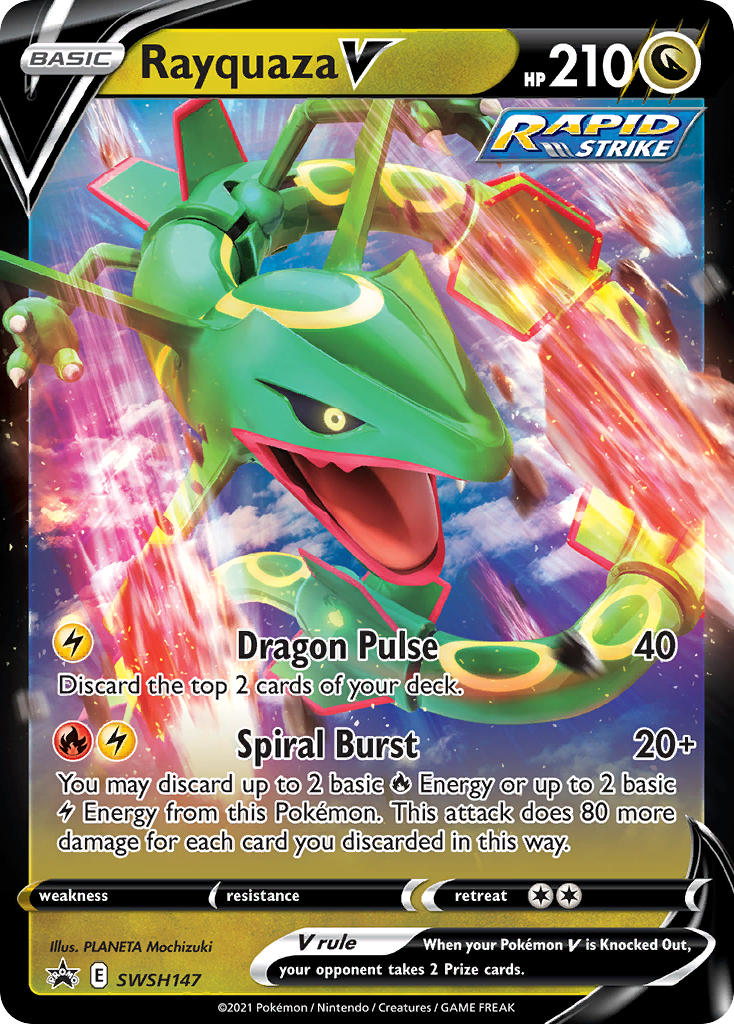 Rayquaza V - SWSH147 - Sword & Shield Promos