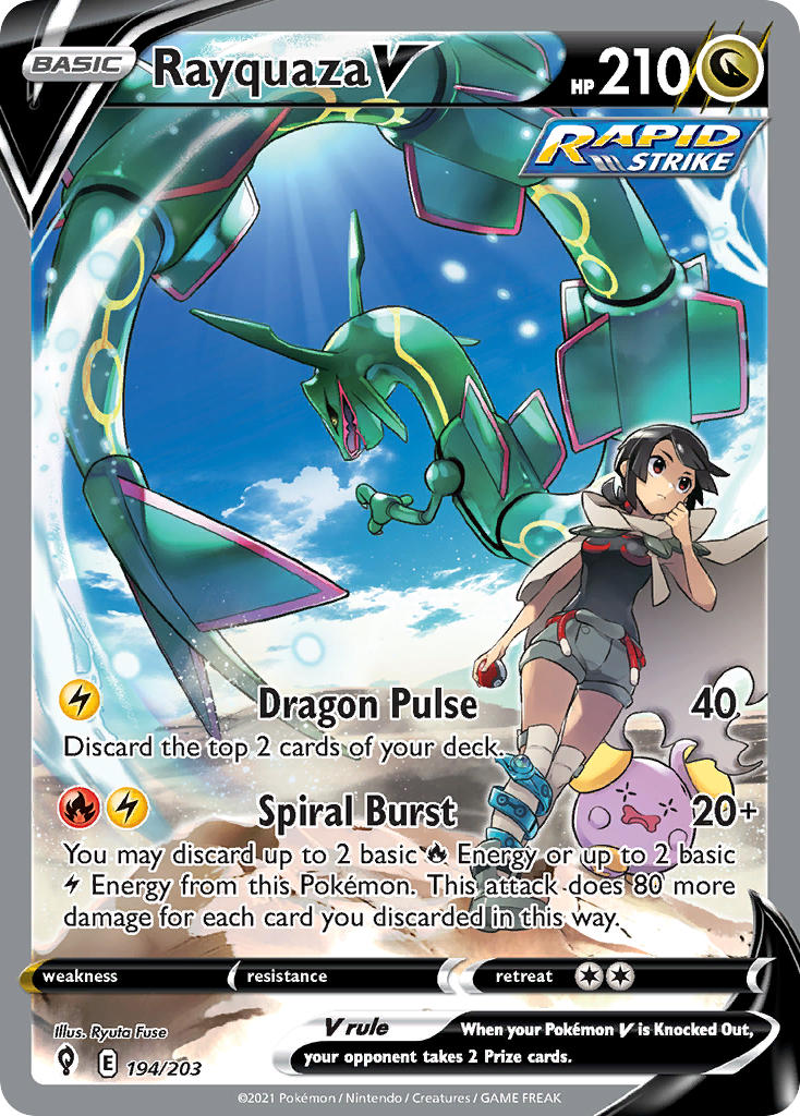 Rayquaza V - 194 - Evolving Skies