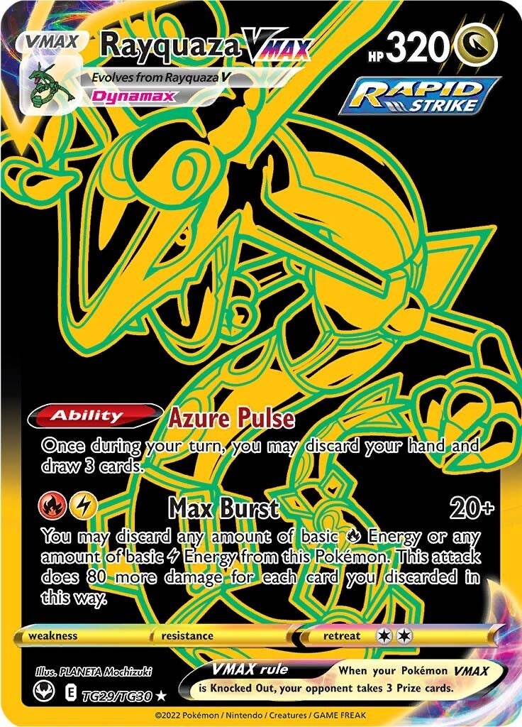 Rayquaza VMAX (Secret) - TG29 - Silver Tempest