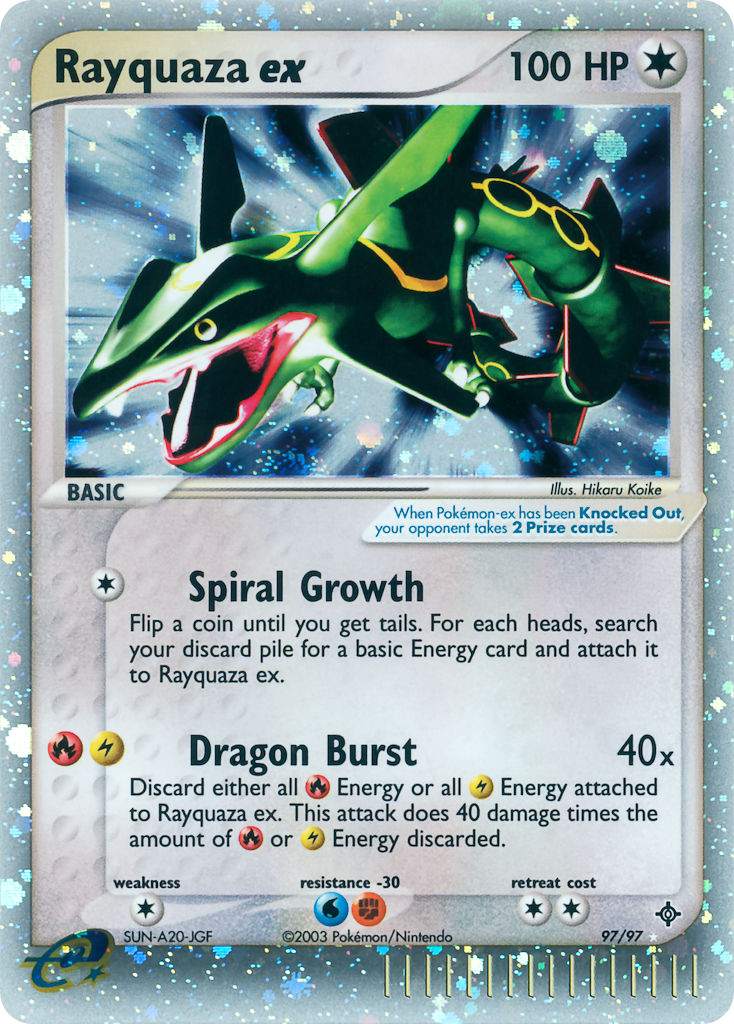 Rayquaza ex - 97 - Dragon