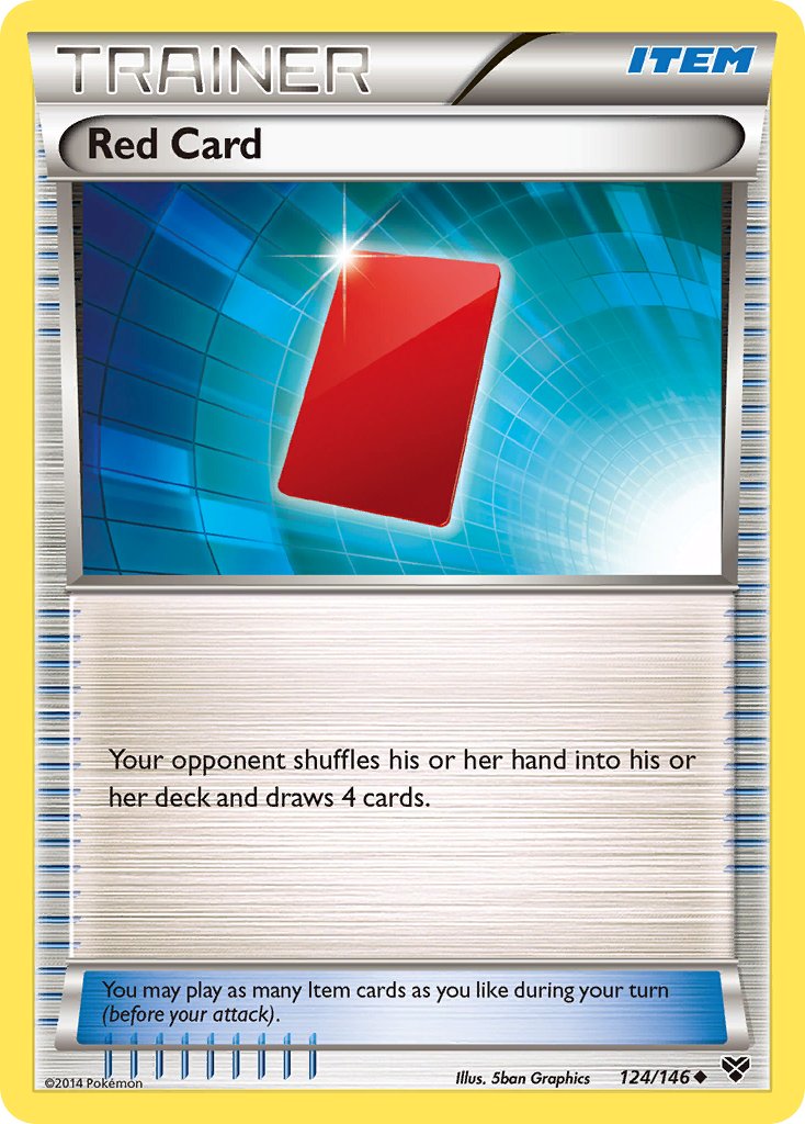 Red Card - 124 - XY