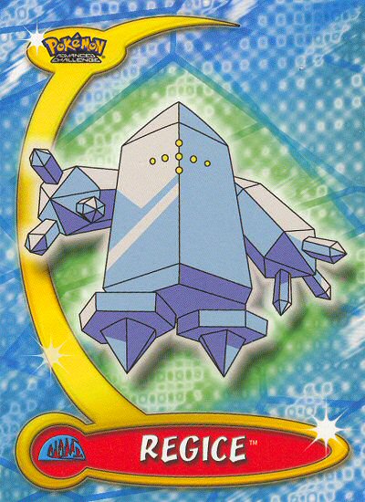 Regice - 55 - Topps - Pokemon Advanced Challenge - front