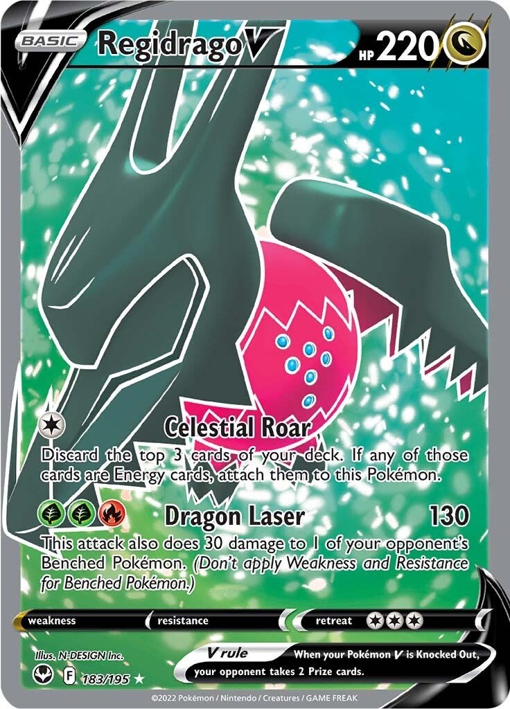 Regidrago V (Full Art) - 183 - Silver Tempest