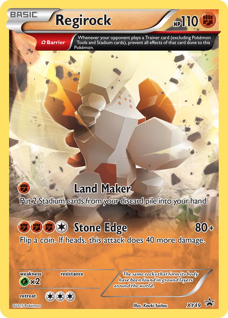 Regirock - XY49 - XY Promos