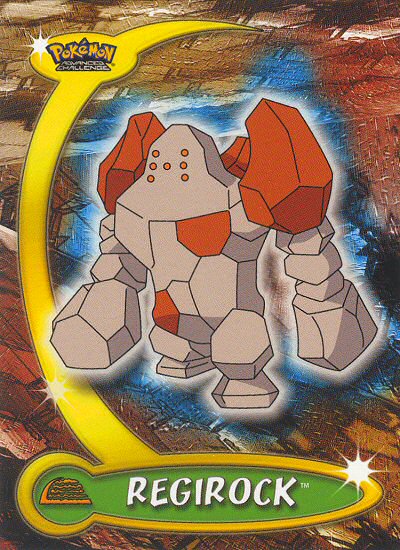 Regirock - 56 - Topps - Pokemon Advanced Challenge - front