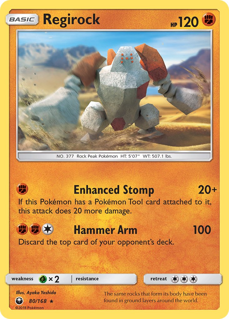 Regirock - 80 - Celestial Storm