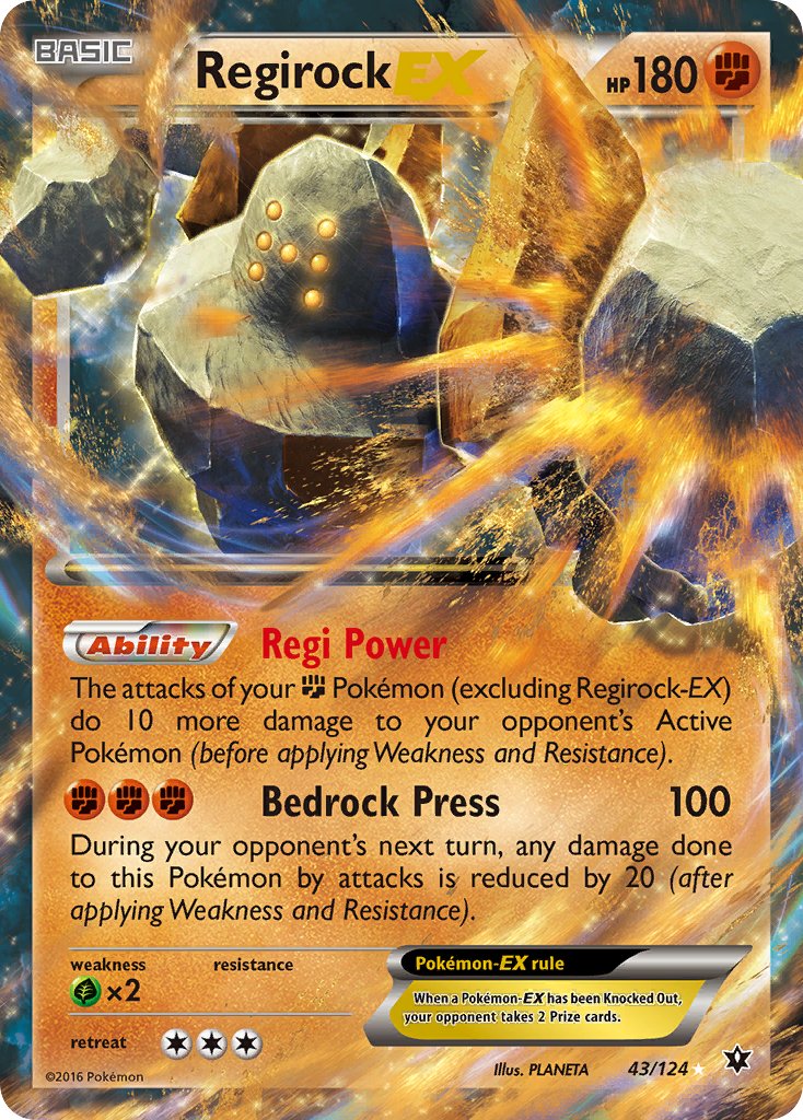 Regirock-EX - 43 - Fates Collide