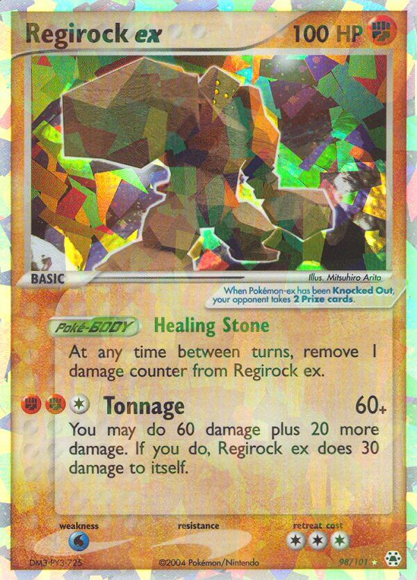 Regirock ex - 98 - Hidden Legends