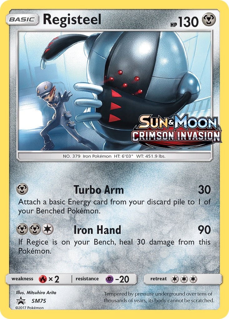 Registeel - SM75 - Sun & Moon Promos