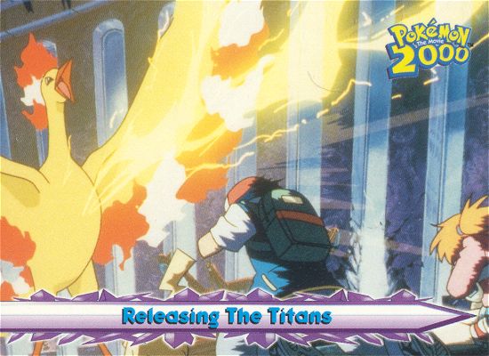Releasing The Titans - 39 - Topps - Pokemon the Movie 2000 - front