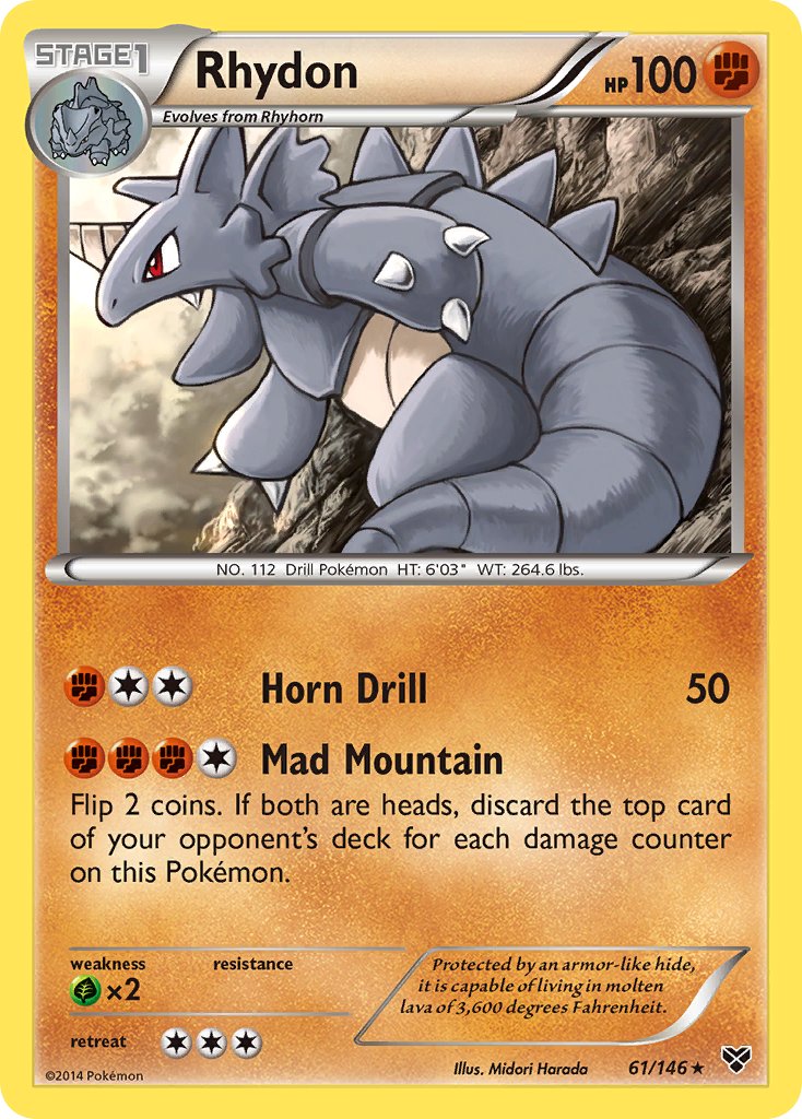 Rhydon - 61 - XY