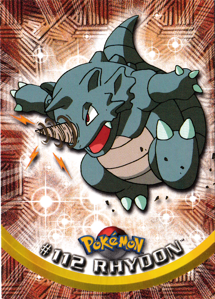 Rhydon - 112 - Topps - Series 2 - front