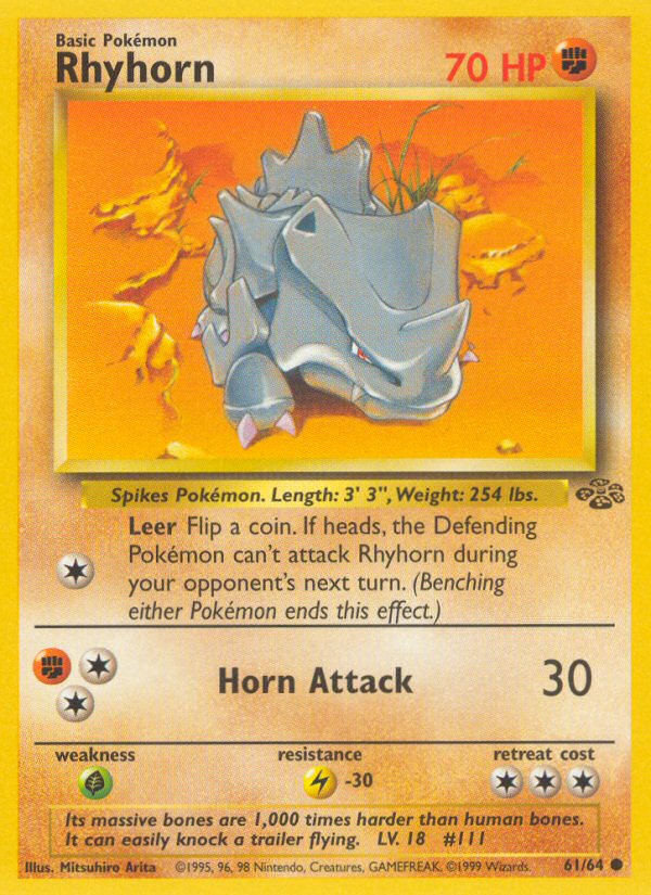 Rhyhorn unlimited jungle set