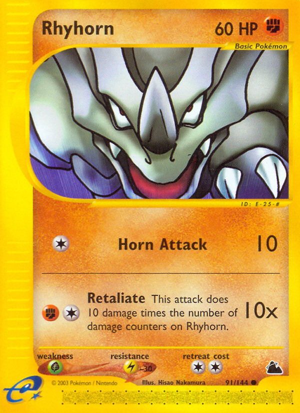 Rhyhorn - 91/144 - Skyridge