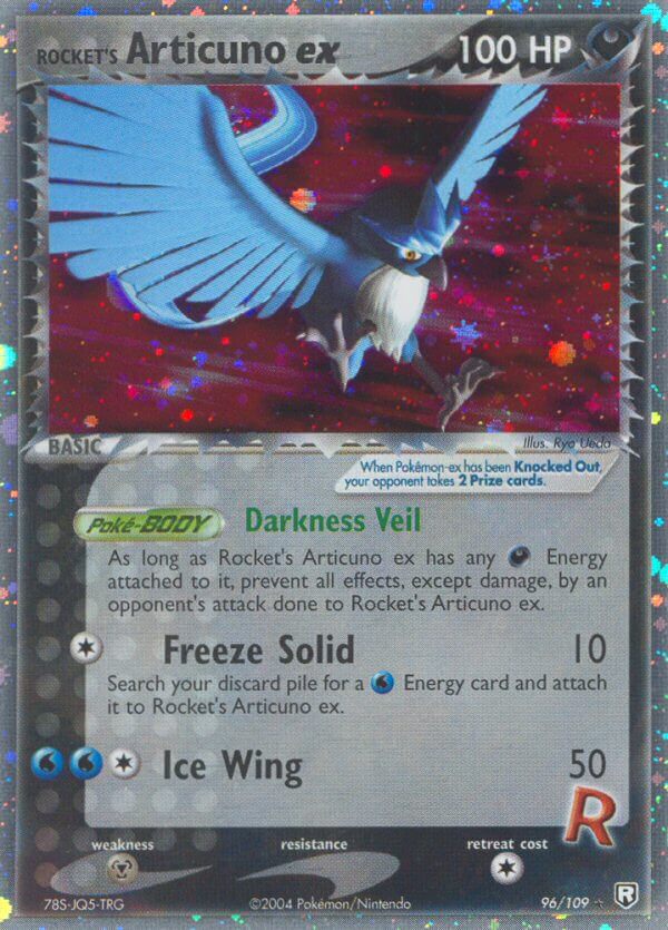 Rocket’s Articuno ex - 96 - Team Rocket Returns