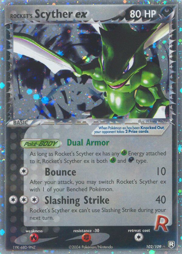 Rocket’s Scyther ex - 102 - Team Rocket Returns