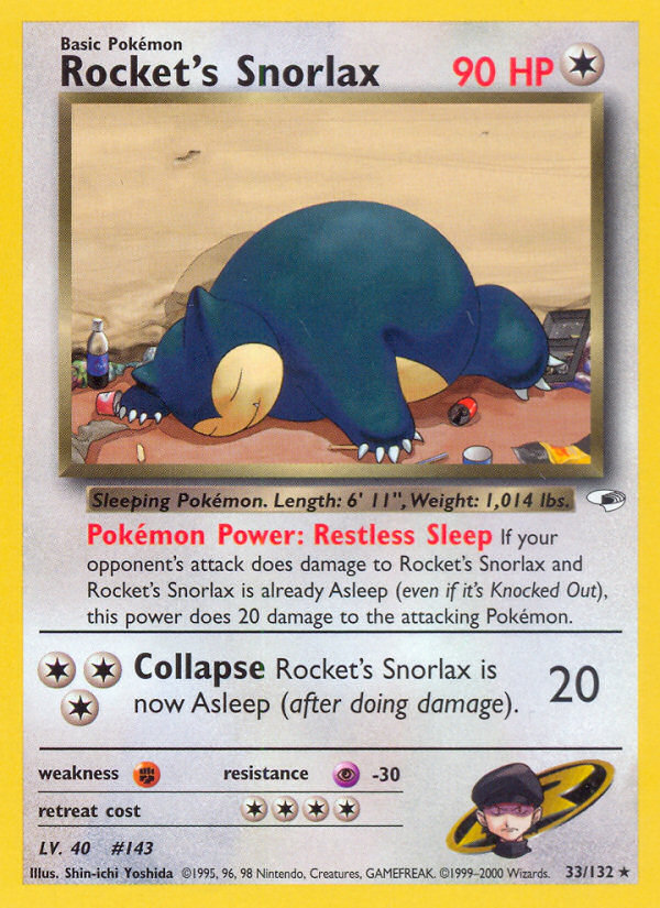 Rocket’s Snorlax - Gym Heroes - Unlimited