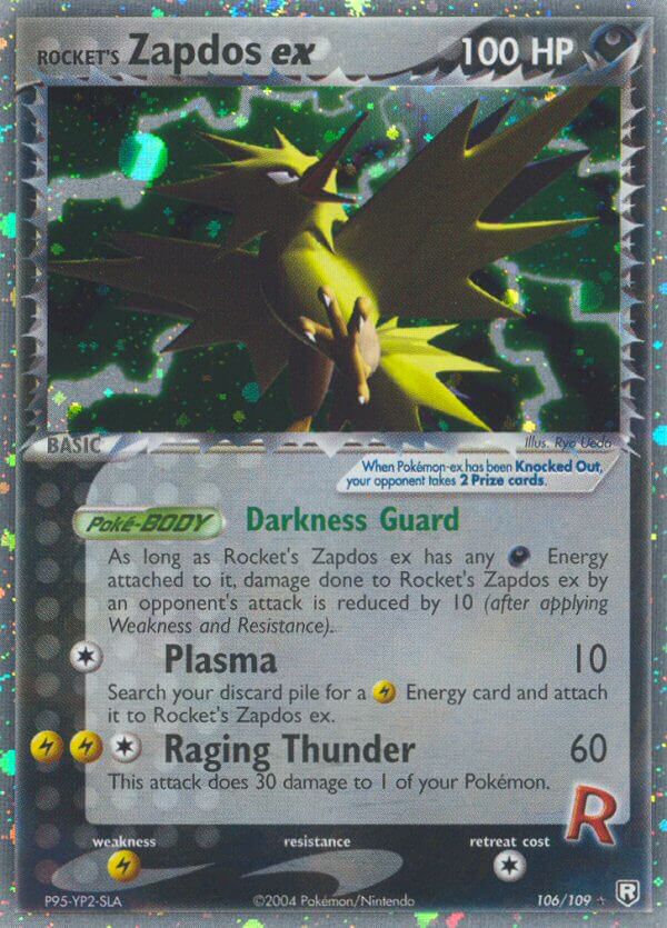 Rocket’s Zapdos ex - 106 - Team Rocket Returns