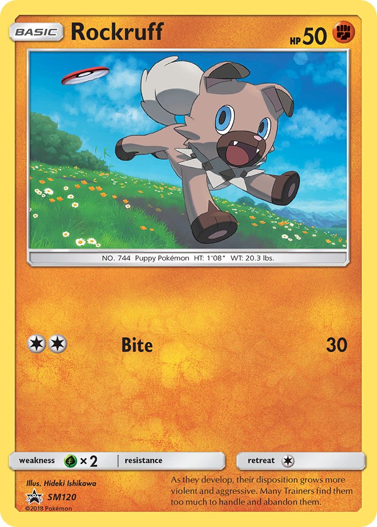 Rockruff - SM120 - Sun & Moon Promos