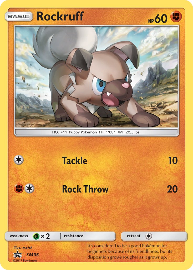 Rockruff - SM06 - Sun & Moon Promos